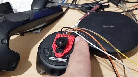 Vr Projekt Part2 Vive Tracker Pogo Pins Arduino Trigger Verbindung
