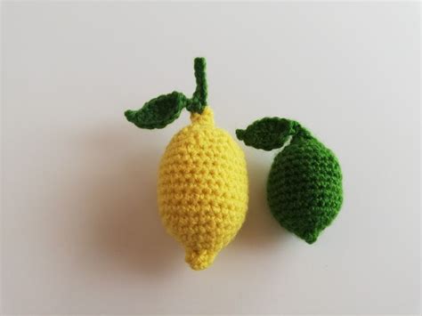 Crochet Lemon And Lime Cactus Plants Crochet Cactus