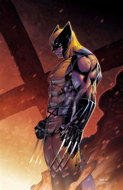 Custom Wolverine Art Aka Logan X Men Comic Marvel Wolverine Logan