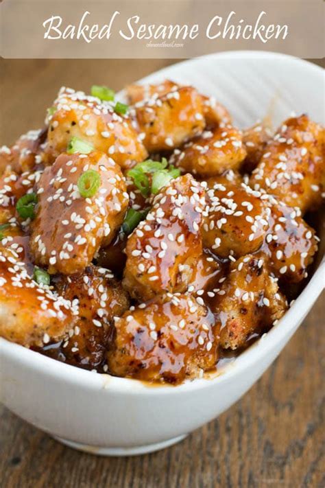 It seems like there are always a million and one things that need to be done, followed by a million and two places that i need to go. Baked Sesame Chicken - Oh Sweet Basil