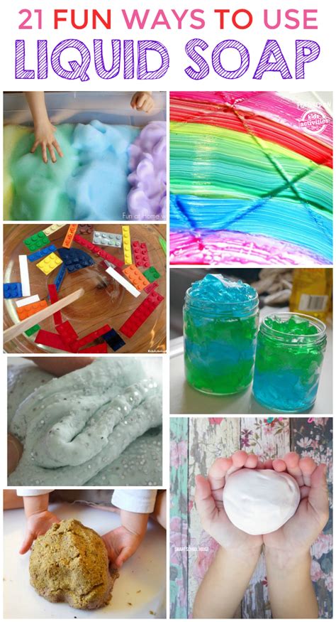 21 Super Cool Things To Make With Liquid Soap Kids
