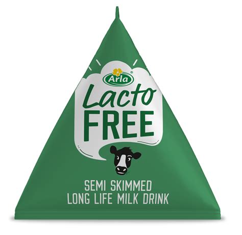 Arla Lactofree Long Life Semi Skimmed Milk Drink Portion Packs 5x20ml
