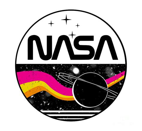 Nasa Logo Digital Art By Louise Osborne
