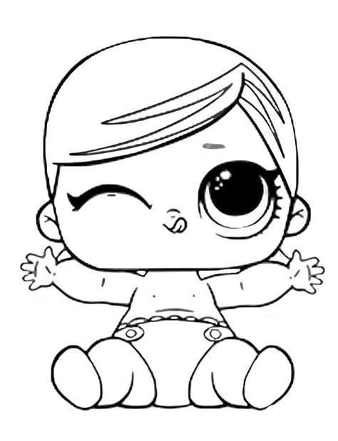 Lil Super Bb Lol Surprise Doll Coloring Page Download Print Or