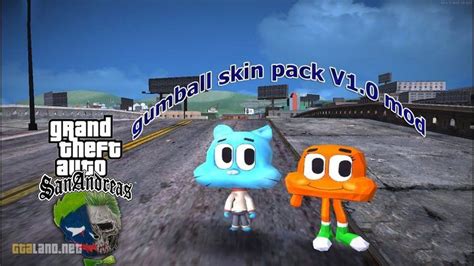 The Amazing World Of Gumball Skin Pack V 1 World Of Gumball The