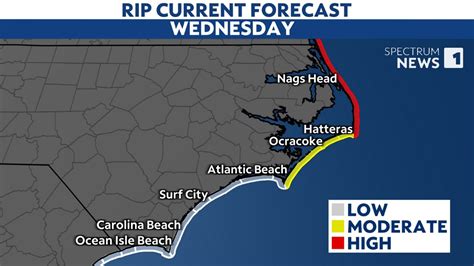 High Risk For Rip Currents Continues At The Outer Banks