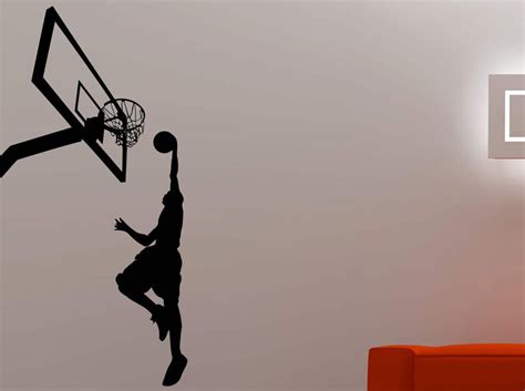 Slam Dunk Wall Decal Basketball Vinyl Sticker Player Etsy