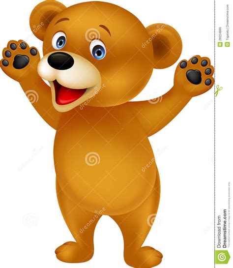 Happy Baby Bear Stock Vector Illustration Of Cartoon 28224889