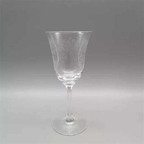 lenox fine etched crystal castle garden wine glasses set of four 59 99 picclick