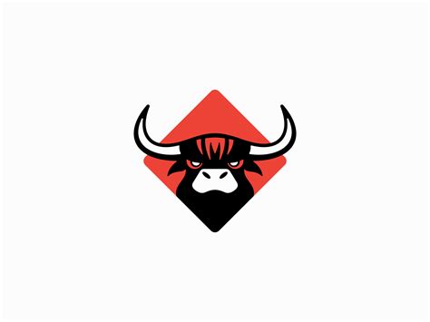 Bull Logo By Lucian Radu On Dribbble