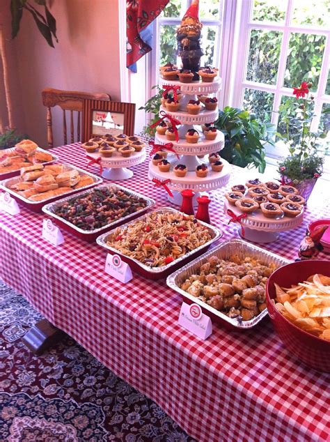 Woodland Themed Baby Shower Baby Shower Brunch Buffet Food Baby