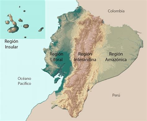 Regiones Naturales Que Conforman La Rep Blica Del Ecuador Adem S La