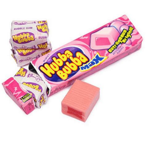 Hubba Bubba Max Outrageous Original Bubble Gum 5 Piece Pack All