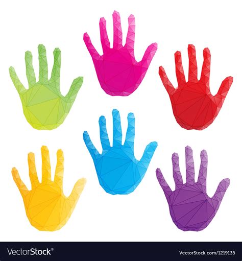 Desenho De Mãos Coloridas Learnbraz