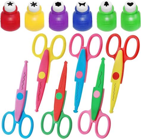 Set Of 12 Craft Punch And Creative Scissors Findtop