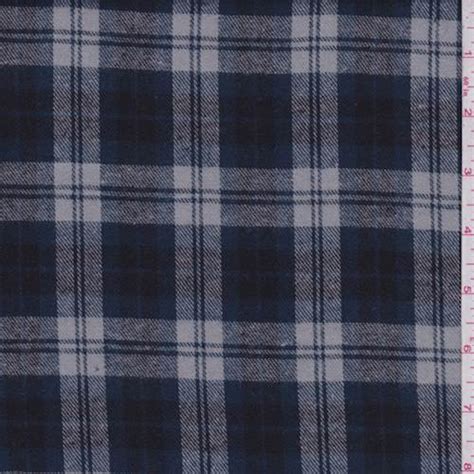 Greymidnight Plaid Flannel 76387 Discount Fabrics