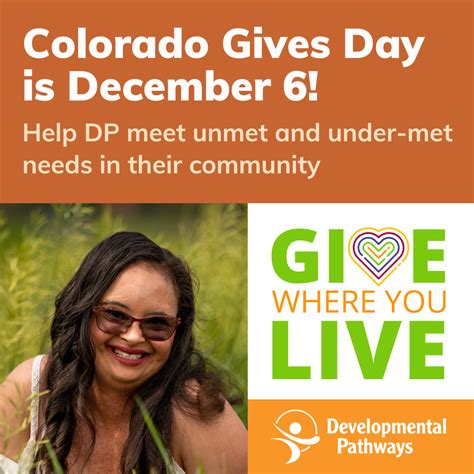 Colorado Gives Day Toolkit Developmental Pathways
