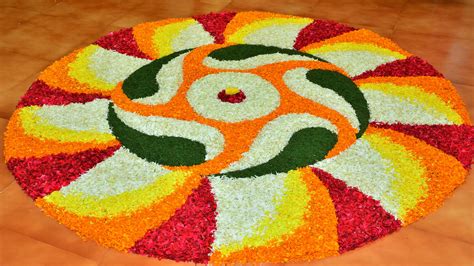 Simple Onam Flower Carpet Designs Best Flower Site