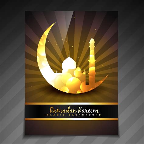 Golden Ramadan Template 220033 Vector Art At Vecteezy