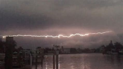Horizontal Lightning Atmospheric Phenomenon Thunderstorms Lightning
