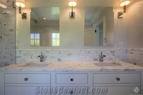 Calacatta Gold Marble Bathroom Countertopsitalian White