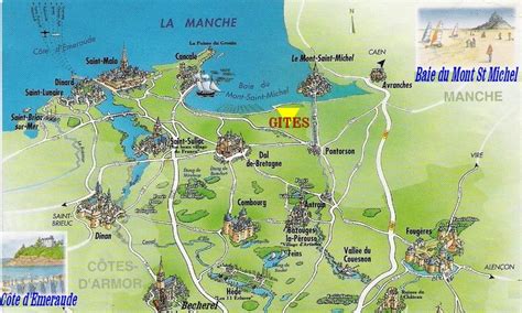 Die landkarte ist ein interaktiver und leicht zu bedienender reiseführer. Urlaub zwischen Bretagne und Normandie . Unsere ...