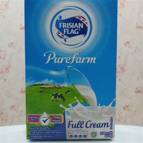 Jual Susu Bubuk Frisian Flag Bendera Purefarm Full Cream Isi G Kotak