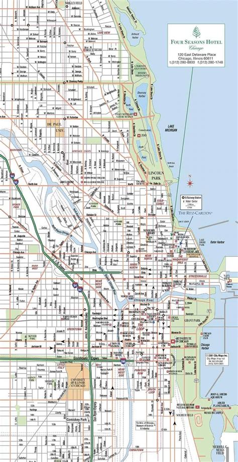 Maybe you would like to learn more about one of these? Chicago street map - Street map of Chicago (United States ...