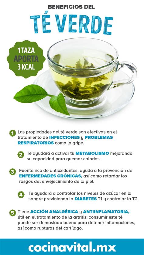 10 beneficios del té verde para la salud Razones para tomar té verde