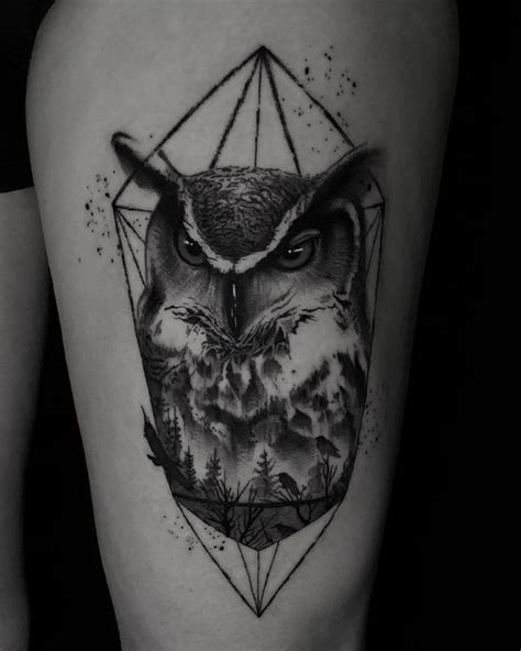 Owl Tattoo Ideas Realistic Tattoo Ideas Leg Tattoo Ideas Animal