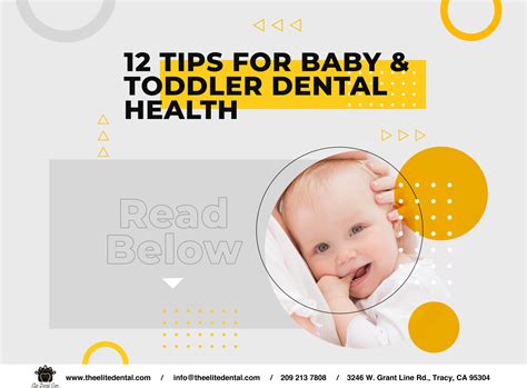 12 Tips For Dental Health Of Babies And Toddlers Elite Dental Care