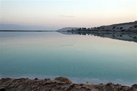 Coast Of The Dead Sea Stock Image Image Of Palm Mountain 17086341