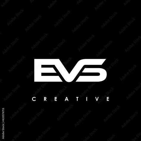Evs Letter Initial Logo Design Template Vector Illustration Stock