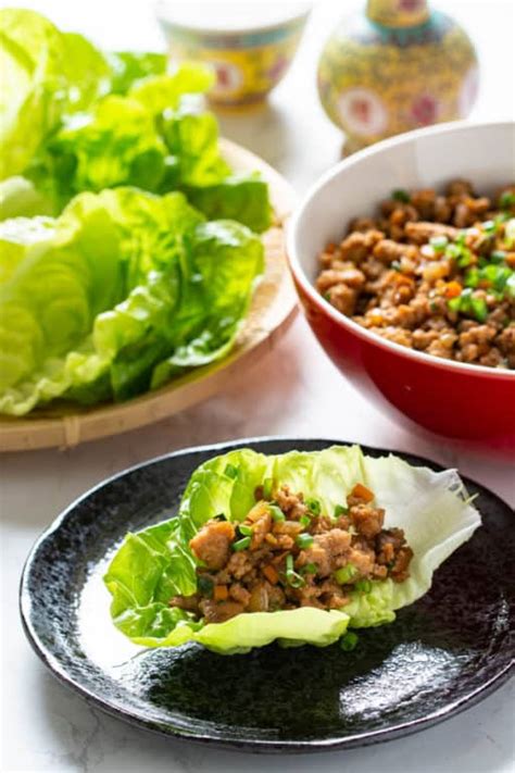 Pork Yuk Sung Chinese Lettuce Wraps Wok And Skillet