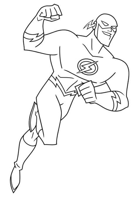 The Flash Coloring Pages Free Printable Coloring Pages For Kids