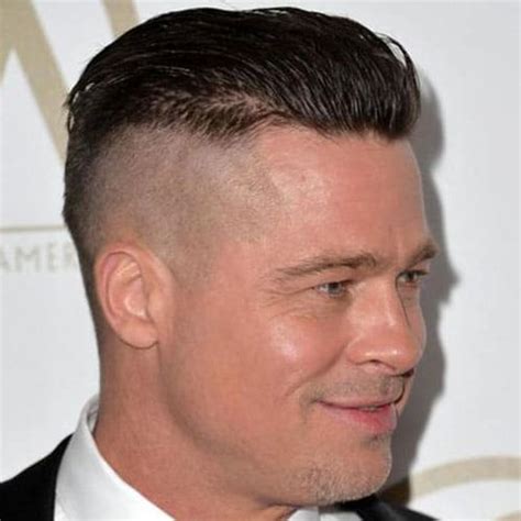 They included buzz cuts, spiky bleached blonde hair, chestnut. Brad Pitt Fury Hairstyle | Men's Hairstyles Today