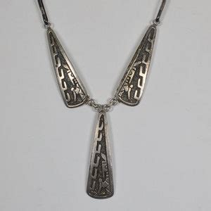 Vintage Jerome Begay Navajo Native American Sterling Silver Yei Healing