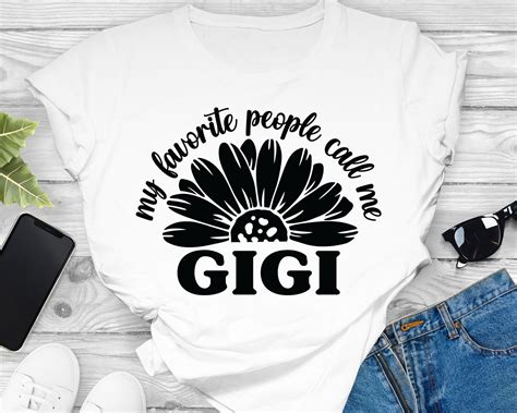 My Favorite People Call Me Gigi Svg Gigi Svg Design Gigi Etsy