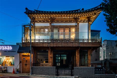 Traditional Korean House Wmodern Interior Guesthouses For Rent In