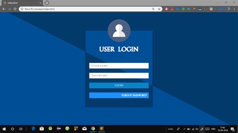 How To Create A Login Page Using Html And Css