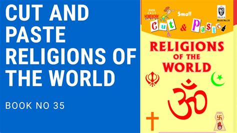 Cut And Paste Book No 35 Religions Of The World Youtube