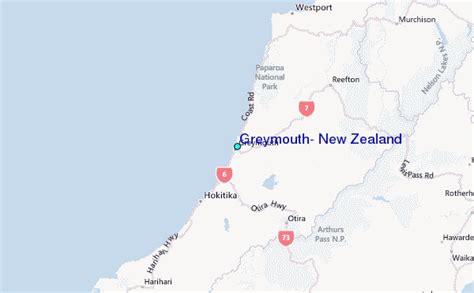 Greymouth New Zealand Tide Station Location Guide