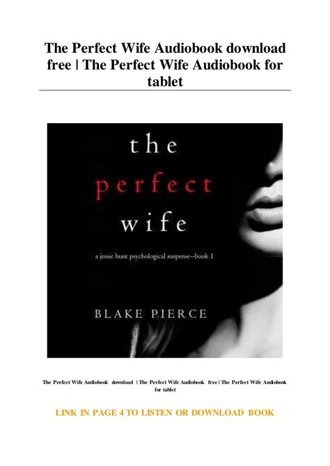 The Perfect Wife Audiobook Download Free The Perfect Wife Audiobook