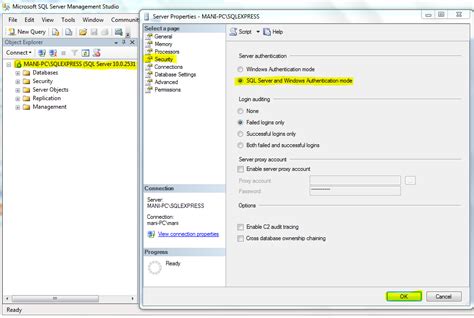 Enable SQL Authentication In SQL Server Automation Tutorials