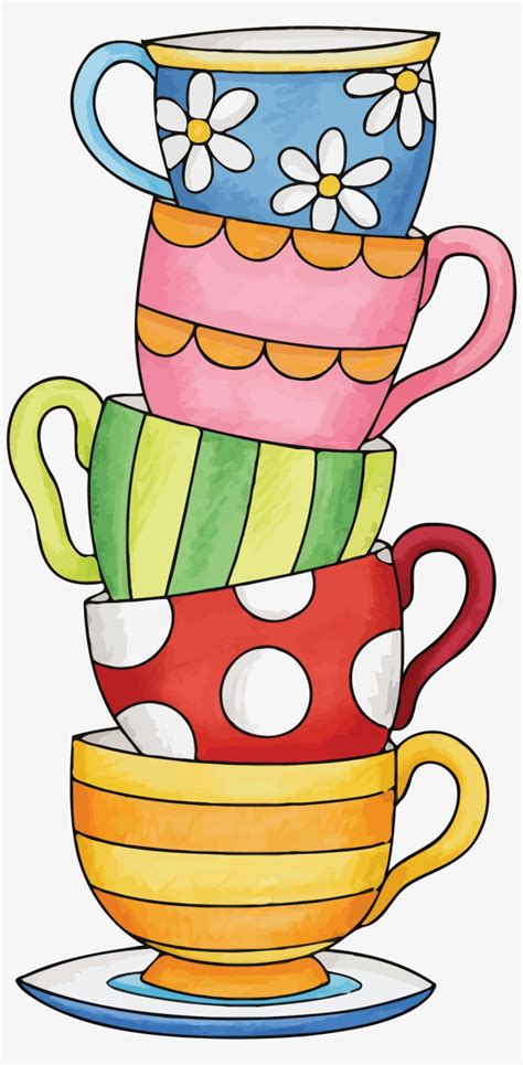 Clipart Stacked Tea Cups Clipart Transparent Png X Free Download On Nicepng