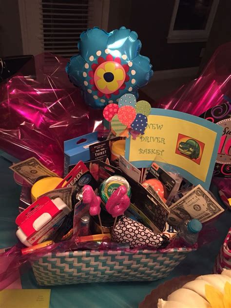 Maybe you would like to learn more about one of these? Sweet Sixteen: New Driver Basket | Sweet sixteen gifts ...