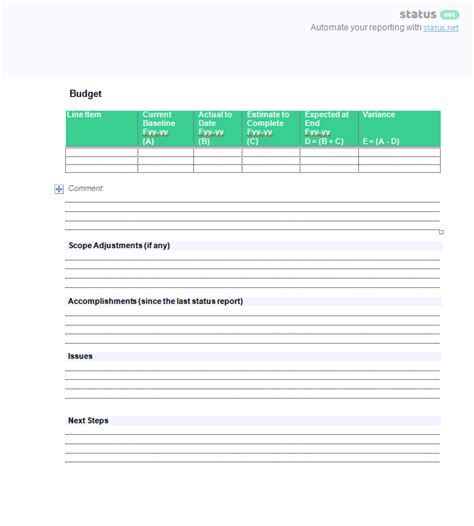 Client Report Template