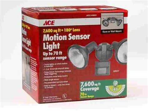 Ace Motion Sensor Ac5412g Lighting Fixtures