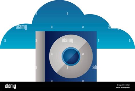Cloud Computing Compact Disk Drive Stock Vector Image And Art Alamy