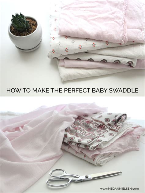 How To Make The Perfect Baby Swaddle Megan Nielsen Patterns Blog